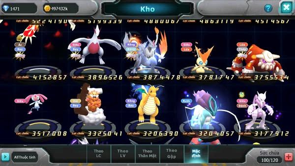 MÃ : #TTS1200 - SV 1245 - TOP 22- HOOH CH DYNAMX FULL SS DIANCIE CH FULL SÉT HH 3 TEAM CỰC CHẤT