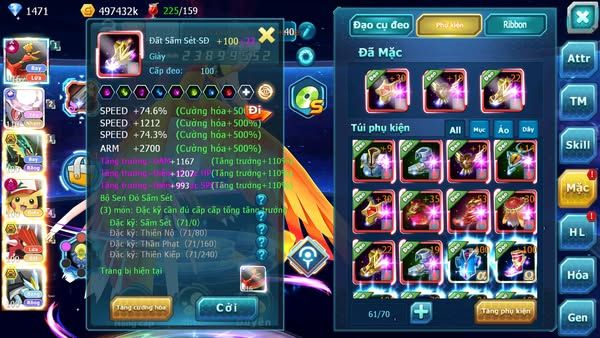 MÃ : #TTS1200 - SV 1245 - TOP 22- HOOH CH DYNAMX FULL SS DIANCIE CH FULL SÉT HH 3 TEAM CỰC CHẤT