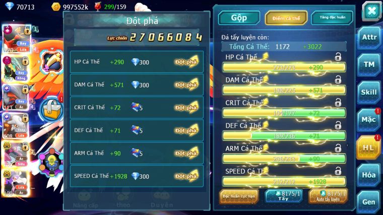 MÃ : #TTS1202 - SV 1172 -TOP 10 V15- 70K KC - HOOH CH DYNAMX FULL SS  RAY DYNAMAX HOOH CH FULL HH HETRAN CH HOOPA BC DRAK HH BC 3 TEAM NGON