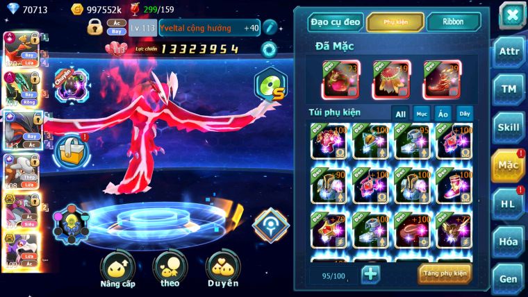 MÃ : #TTS1202 - SV 1172 -TOP 10 V15- 70K KC - HOOH CH DYNAMX FULL SS  RAY DYNAMAX HOOH CH FULL HH HETRAN CH HOOPA BC DRAK HH BC 3 TEAM NGON
