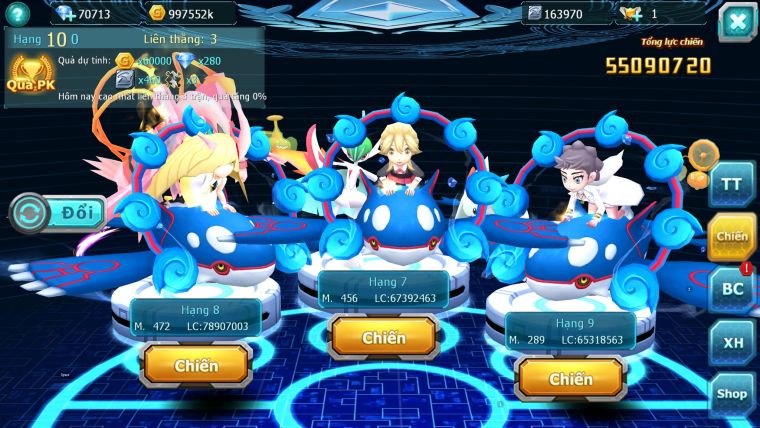 MÃ : #TTS1202 - SV 1172 -TOP 10 V15- 70K KC - HOOH CH DYNAMX FULL SS  RAY DYNAMAX HOOH CH FULL HH HETRAN CH HOOPA BC DRAK HH BC 3 TEAM NGON