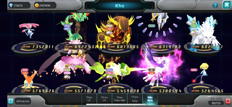 TPT800/s1155/180k kim cương /ho-oh ch dynmax + pankia ch + y ch