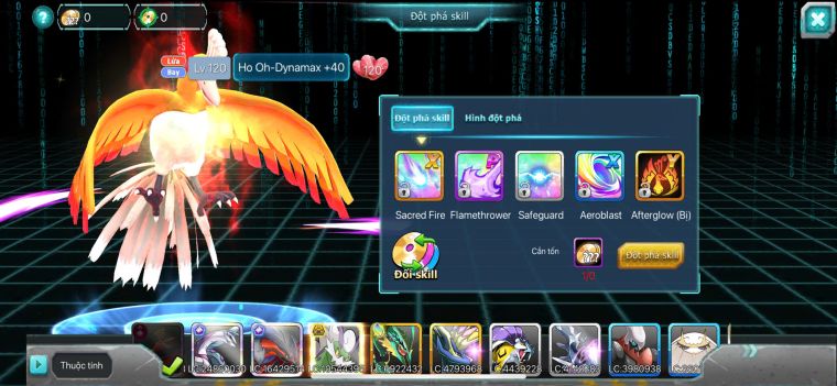 TPT800/s1155/180k kim cương /ho-oh ch dynmax + pankia ch + y ch