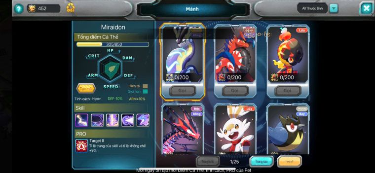 TPT611/s1035/ h0-0h ch dynamax + vài pet bc khác