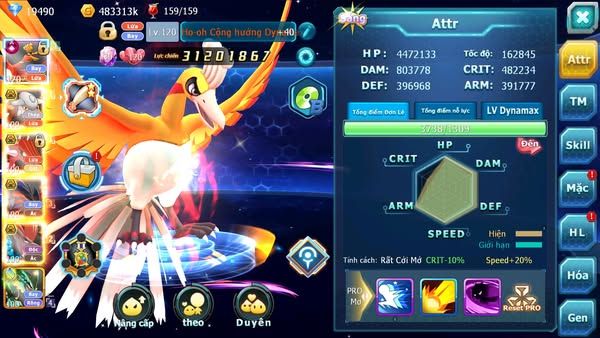 MÃ : #TTS1243 - SV 916 - TOP 6 - 19K KC- HOOH CH DYNAMAX YVETAL BC BTAA BC QUÁ NGON TEAM LỬA QUÁ NGON