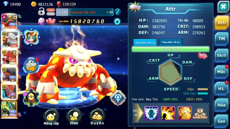 MÃ : #TTS1243 - SV 916 - TOP 6 - 19K KC- HOOH CH DYNAMAX YVETAL BC BTAA BC QUÁ NGON TEAM LỬA QUÁ NGON
