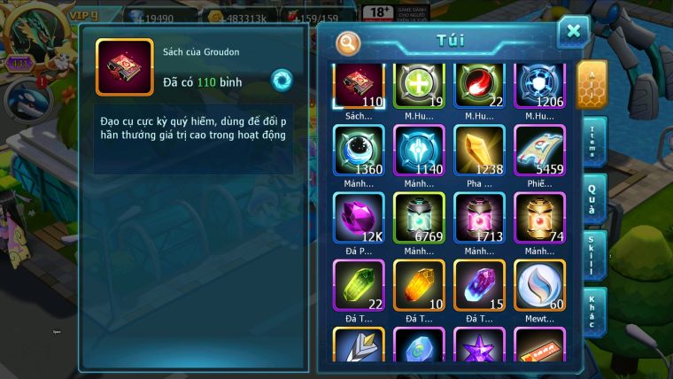 MÃ : #TTS1243 - SV 916 - TOP 6 - 19K KC- HOOH CH DYNAMAX YVETAL BC BTAA BC QUÁ NGON TEAM LỬA QUÁ NGON