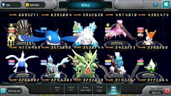 MÃ : #TTS1245 - SV 1091 - TOP 35 - V10 - HOOH CH DYNAMX RAYQUAZA BC UNVOA WB BC QVBC BC QUÁ NGON