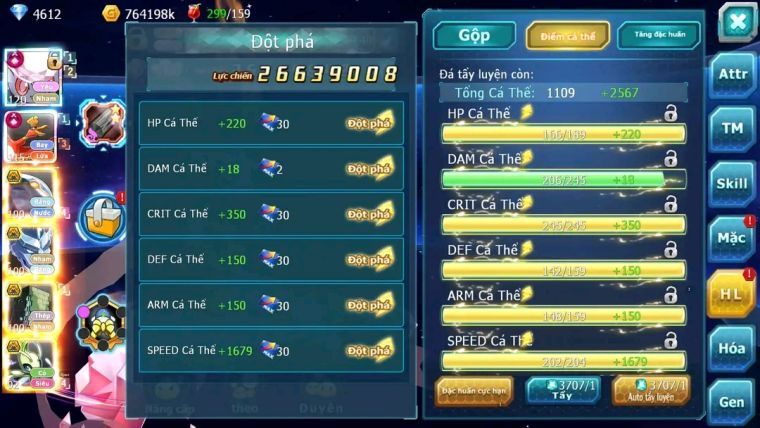 MÃ ; #TTS1292 - SV 1368 - TOP 27 - DIANCIE CỘNG HƯỞNG DYNAMAX HOOH CỘNG HƯỞNG DYNAMAX CẶP CÁ BC QUÁ NGON