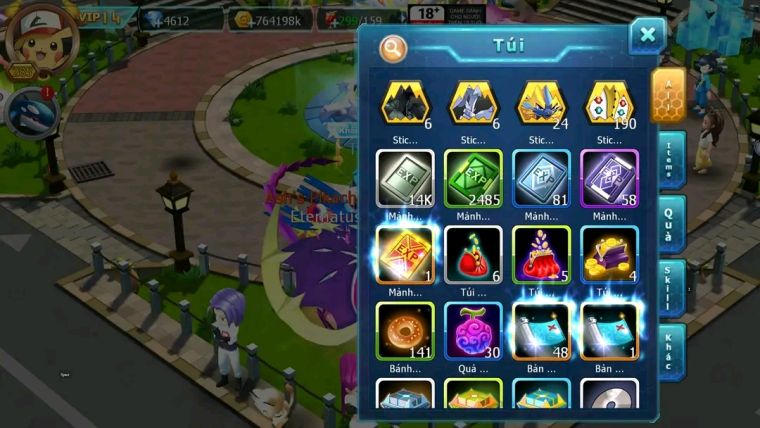 MÃ ; #TTS1292 - SV 1368 - TOP 27 - DIANCIE CỘNG HƯỞNG DYNAMAX HOOH CỘNG HƯỞNG DYNAMAX CẶP CÁ BC QUÁ NGON