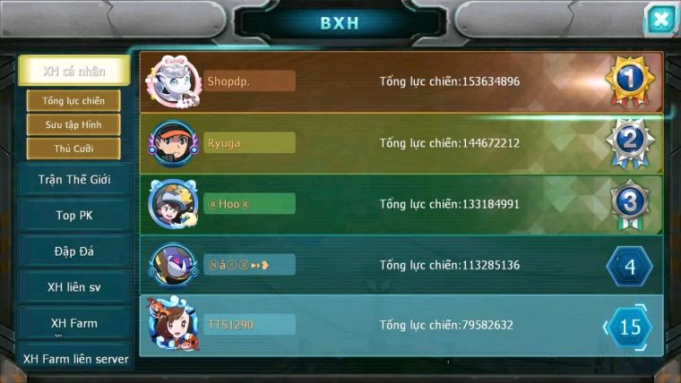 MÃ : #TTS1290 - SV 969 - TOP11 - V15 HOOH CH DYNAMAX VUA KIẾM BC CẶP WB DYNAMAX  CẶP CÁ BC  QUÁ NGON