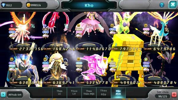 MÃ : #TTS1319 - SV 1367 - TOP 18- V14 HOOH CH DYNAMAX YVETAL CH FULL HH - DIANCIE BC QUÁ NGON 3 TEAM