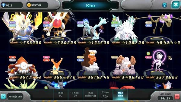 MÃ : #TTS1319 - SV 1367 - TOP 18- V14 HOOH CH DYNAMAX YVETAL CH FULL HH - DIANCIE BC QUÁ NGON 3 TEAM
