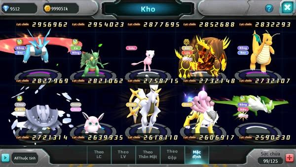 MÃ : #TTS1319 - SV 1367 - TOP 18- V14 HOOH CH DYNAMAX YVETAL CH FULL HH - DIANCIE BC QUÁ NGON 3 TEAM