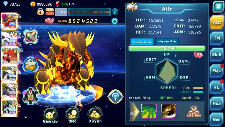 MÃ : #TTS1337 - SV 1349 - TOP41 - HOOH DYNAMAX  UNVOA WB BC QVLD BC  MEW GIÁP BC  CẶP LATI BC  QUÁ NGON