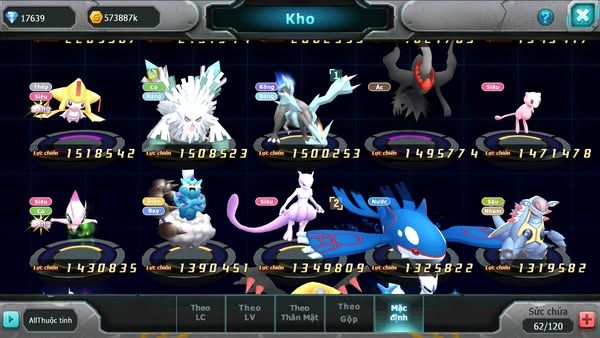 MÃ : #TTS1336 - SV1540 - HOOH DYNAMAX UNVOA YVETAL BC  MEW GIÁP BC LATI BC QUÁ NGON