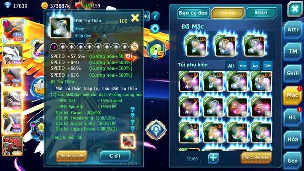 MÃ : #TTS1336 - SV1540 - HOOH DYNAMAX UNVOA YVETAL BC  MEW GIÁP BC LATI BC QUÁ NGON