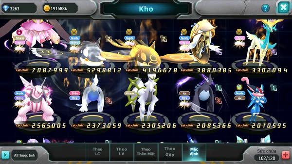 MÃ : #TTS1331 - SV1345 - DIANCIE DYNAMAX CẶP CÁ BÁ CHỦ TAPU FINI BÁ CHỦ QUÁ NGON