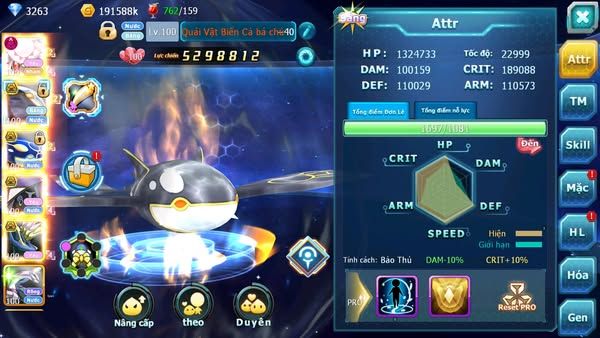 MÃ : #TTS1331 - SV1345 - DIANCIE DYNAMAX CẶP CÁ BÁ CHỦ TAPU FINI BÁ CHỦ QUÁ NGON