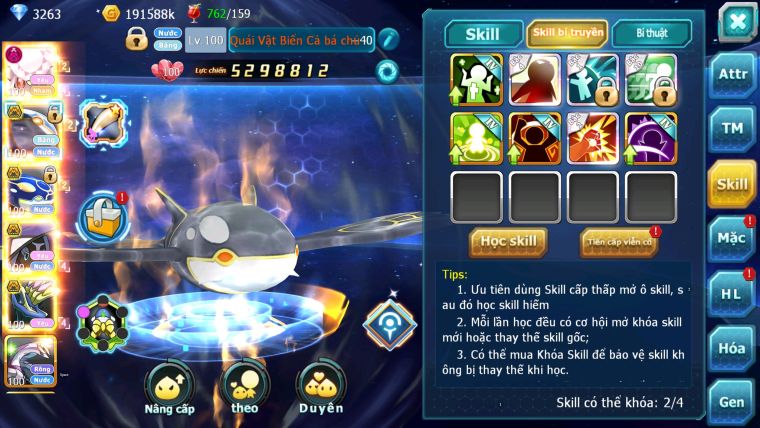 MÃ : #TTS1331 - SV1345 - DIANCIE DYNAMAX CẶP CÁ BÁ CHỦ TAPU FINI BÁ CHỦ QUÁ NGON