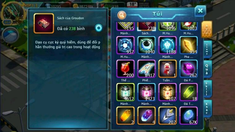 MÃ : #TTS1391 - SV 382 - TOP 12 V13-RAY DYNAMAX HOOH DYNAMAX NHIỀU PET HT QUÁ NGON