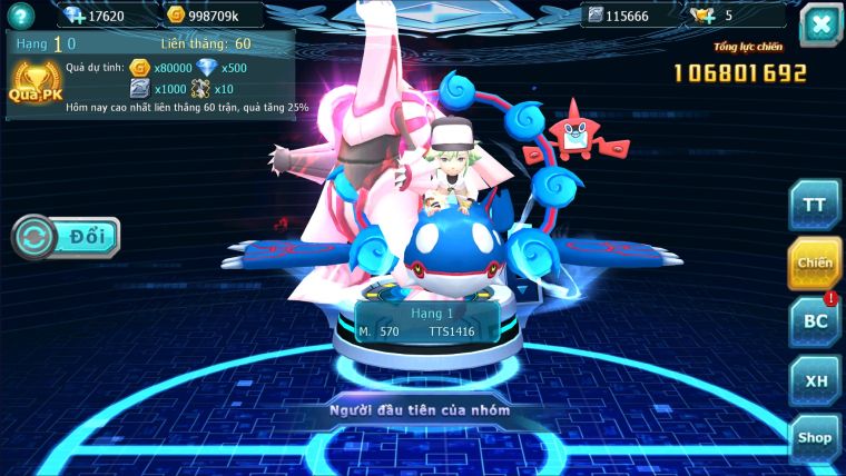 MÃ : #TTS1416 - SV 1046 - TOP1 ALL - 4K1 SÁCH -V14- 3 TEAM CỘNG HƯỞNG TÍCH LÊN YVETAL NỮA MAX TEAM!!