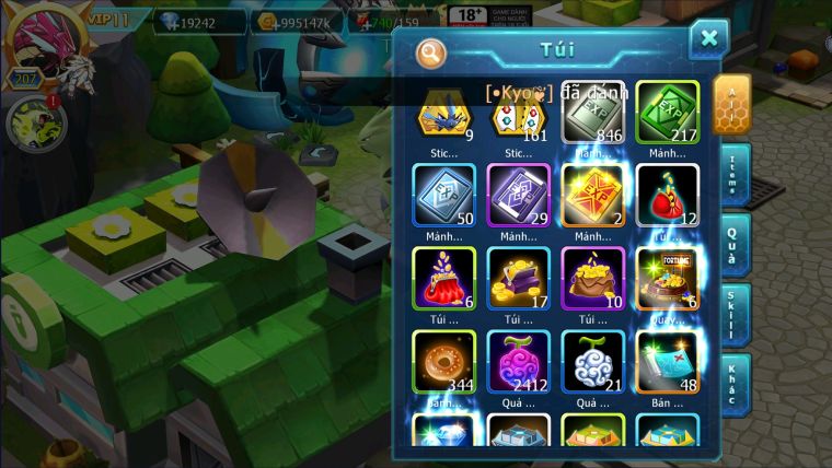 MÃ : #TTS1408 - SV 1353 TOP 18 - 1K960 SÁCH - DIANCIE CỘNG HƯỞNG DYNAMAX BUILD CỰC CHẤTFULL SS