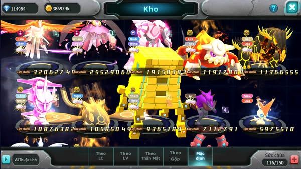 MÃ : #TTS1426 - SV 945 - TOP 9-V13 - DƯ 114K KC- HOOH DIANCIE PALKIA CỘNG HƯỞNG DYNAMAX 3 TEAM CỰC CHẤT