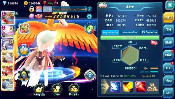 MÃ : #TTS1426 - SV 945 - TOP 9-V13 - DƯ 114K KC- HOOH DIANCIE PALKIA CỘNG HƯỞNG DYNAMAX 3 TEAM CỰC CHẤT