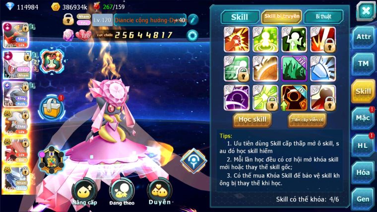 MÃ : #TTS1426 - SV 945 - TOP 9-V13 - DƯ 114K KC- HOOH DIANCIE PALKIA CỘNG HƯỞNG DYNAMAX 3 TEAM CỰC CHẤT