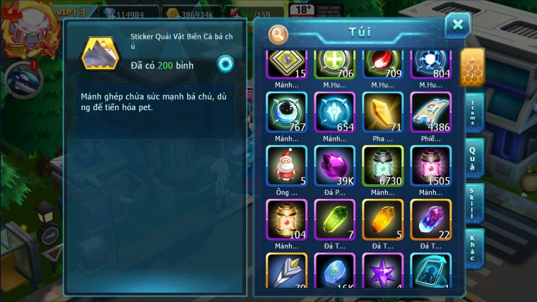 MÃ : #TTS1426 - SV 945 - TOP 9-V13 - DƯ 114K KC- HOOH DIANCIE PALKIA CỘNG HƯỞNG DYNAMAX 3 TEAM CỰC CHẤT