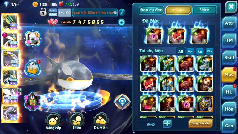 MÃ : #TTS1445 - SV 978 - RAYQUAZA BC WHITE DYNAMAX UNVOA BLACK BC CẶP CÁ BC PALKIA BC