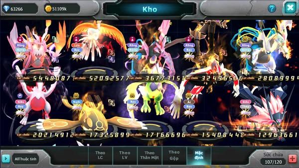 MÃ : #TTS1450 - SV 636 - TOP2-3 CHAM - TOP2 -WB CH DYANMAX HOOH CH DYNAMAX RAY DYNAMAX UNVOA BÁ CHỦ  LUGIA CH ULTRA SUN CỰC CHẤT
