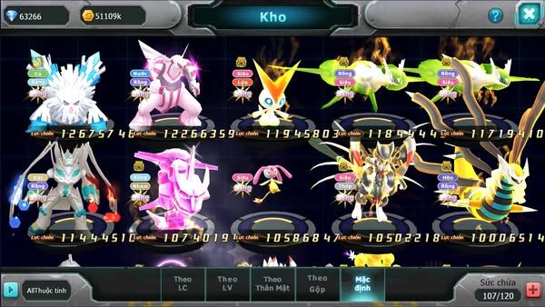 MÃ : #TTS1450 - SV 636 - TOP2-3 CHAM - TOP2 -WB CH DYANMAX HOOH CH DYNAMAX RAY DYNAMAX UNVOA BÁ CHỦ  LUGIA CH ULTRA SUN CỰC CHẤT