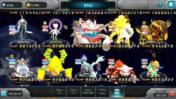 MÃ : #TTS1450 - SV 636 - TOP2-3 CHAM - TOP2 -WB CH DYANMAX HOOH CH DYNAMAX RAY DYNAMAX UNVOA BÁ CHỦ  LUGIA CH ULTRA SUN CỰC CHẤT