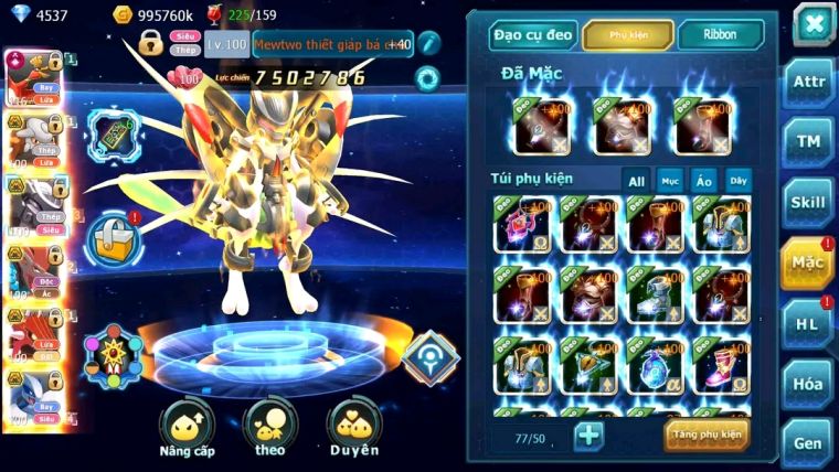 MÃ : #TTS1470 - SV 980 - HOOH CH DYNAMAX HENTRAN BC MEW GIÁP BC BTAA BC CẶP LATI BC