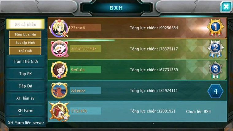 MÃ : #TTS1470 - SV 980 - HOOH CH DYNAMAX HENTRAN BC MEW GIÁP BC BTAA BC CẶP LATI BC
