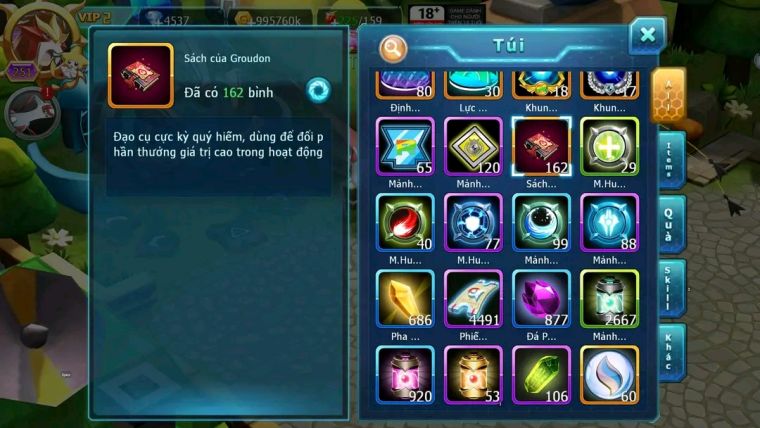MÃ : #TTS1470 - SV 980 - HOOH CH DYNAMAX HENTRAN BC MEW GIÁP BC BTAA BC CẶP LATI BC