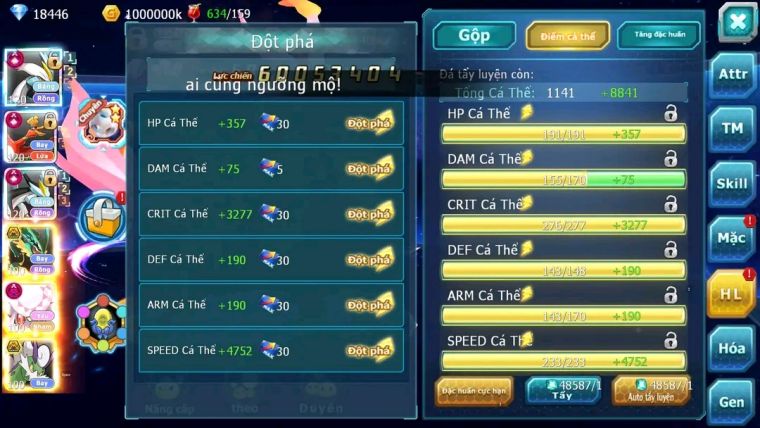 MÃ : #TTS1474 - SV 646 - TOP 4 - WB CH DYNMAX HOOH  CH DYNAMAX LC KHỦNG 3 TEAM CHAM CỰC CHẤT