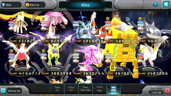 MÃ : #TTS1481 - SV 619 - HOOH DYNAMAX DIANCIE BC UNVOA HENTRAN BC QVBC BC NHIỀU PET HT