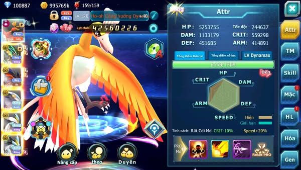 MÃ : #TTS1478 - SV 948 - TOP9 - HOOH CH DYNAMAX DƯ 100K KC RAY BC YVETAL BC  CẶP CÁ BC BUILD MAX LỆCH
