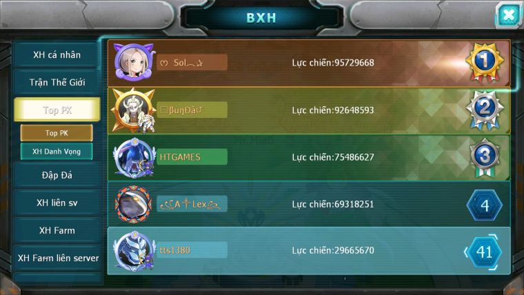 MÃ : #TTS1477 - SV 1464 - TOP41 - TEAM NHAM DYNAAMX CỰC CHẤT UNVOA WHITE BC  QVLD QUÁ NGON