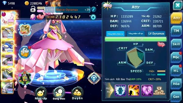 MÃ : #TTS1476 - SV 1345 - DIANCIE DYNAMAX TEAM YÊU VÀ CẶP CÁ SIÊU NÉT