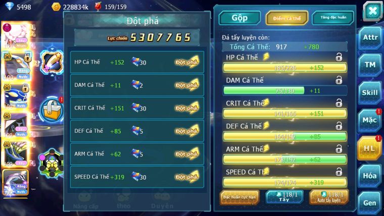 MÃ : #TTS1476 - SV 1345 - DIANCIE DYNAMAX TEAM YÊU VÀ CẶP CÁ SIÊU NÉT