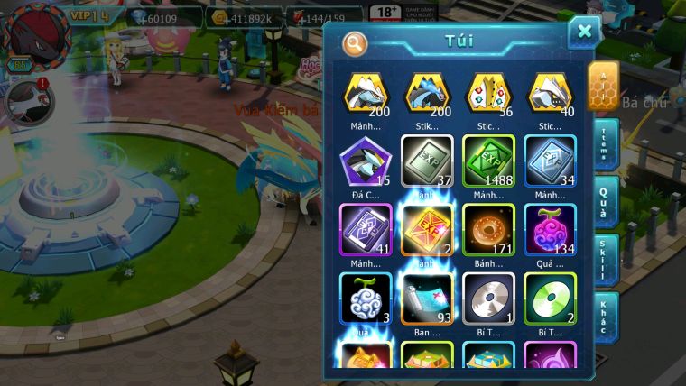 MÃ : #TTS1482 - SV 1624- TOP2 ALL - 60K KC VUA KIẾM BÁ CHỦ FULL SS HÔH THẦN GIÓ QUÁ NGON