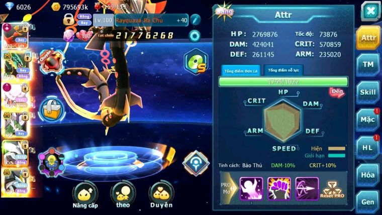 MÃ : #TTS1490 - SV 1117 - TOP 11 - HOOH CH DYNAMAX RAY BC DIANCIE DYNAMAX THẦN GIÓ BC UNVOA WB BC NHIỀU PET HT  NGON