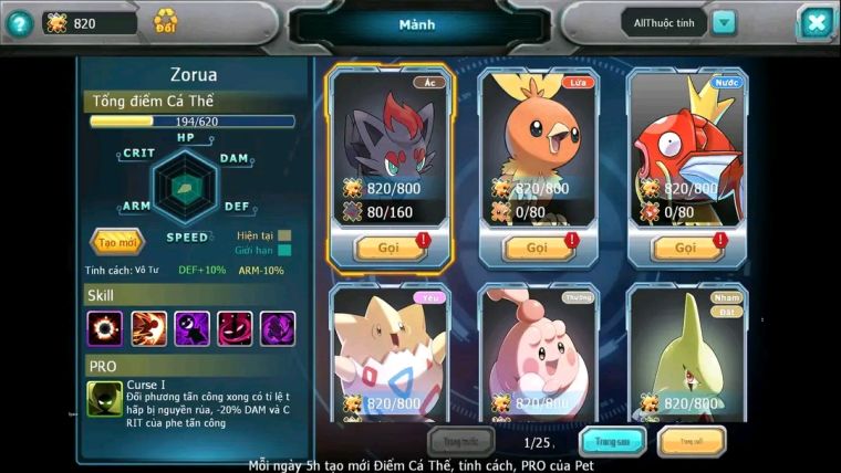 MÃ : #TTS1490 - SV 1117 - TOP 11 - HOOH CH DYNAMAX RAY BC DIANCIE DYNAMAX THẦN GIÓ BC UNVOA WB BC NHIỀU PET HT  NGON