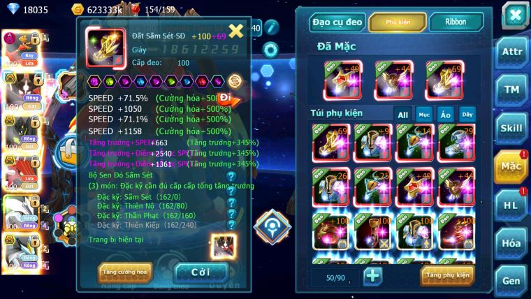 MÃ : #TTS1706 - SV 1173 - TOP10 - HOOH DYNAMAX CẶP Z BÁ CHỦ 10TR ATM - FULL SS CỰC NGON