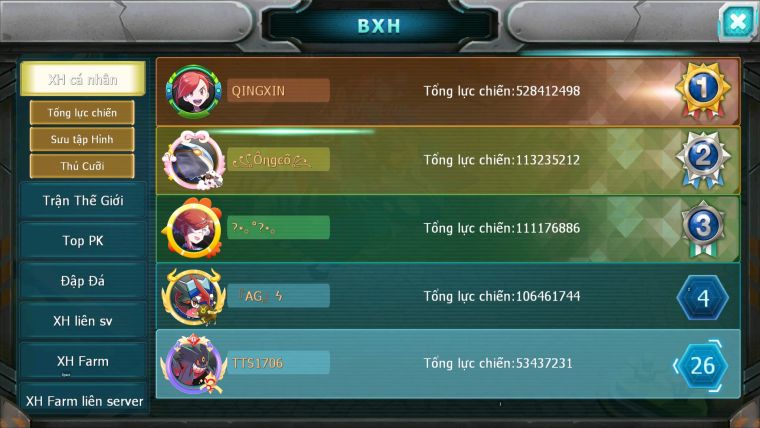 MÃ : #TTS1706 - SV 1173 - TOP10 - HOOH DYNAMAX CẶP Z BÁ CHỦ 10TR ATM - FULL SS CỰC NGON