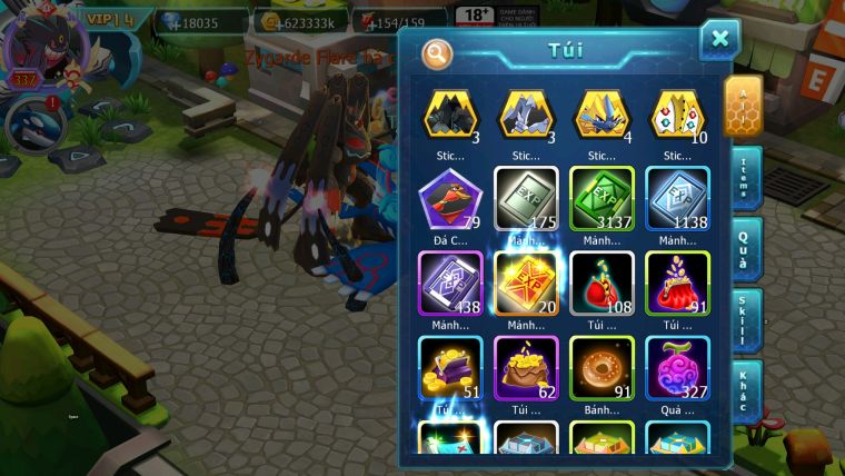 MÃ : #TTS1706 - SV 1173 - TOP10 - HOOH DYNAMAX CẶP Z BÁ CHỦ 10TR ATM - FULL SS CỰC NGON